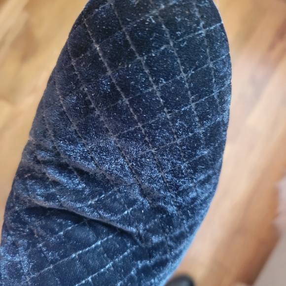 Giorgio Brutini Quilted Black Velvet Loafer 9.5m - Picture 8 of 8